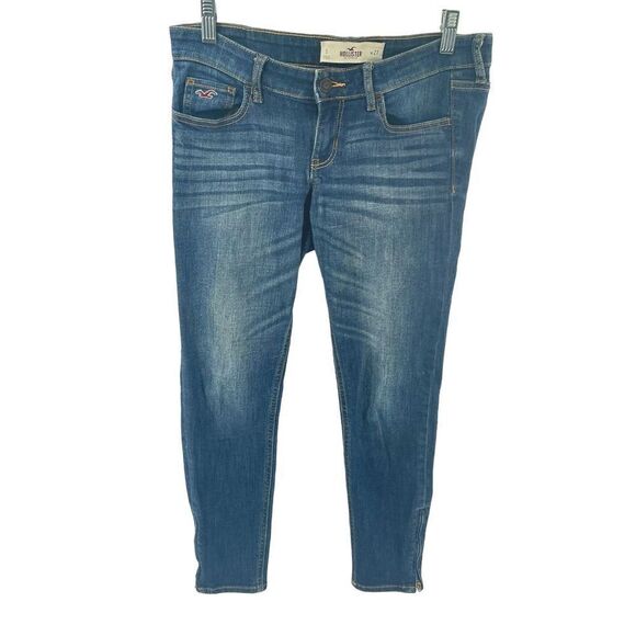 Hollister skinny jeans 5 27 mid rise zipper ankles - Picture 8 of 16